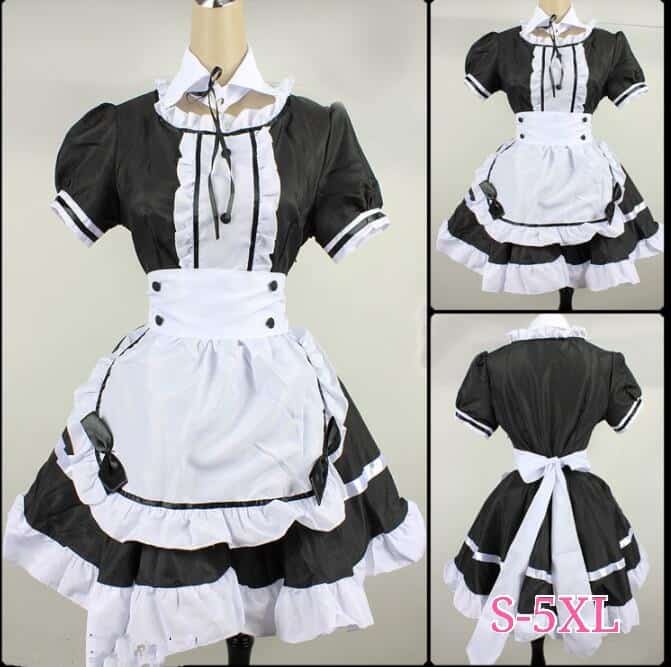 French Maid Outfit Herren Damen Cosplay 1