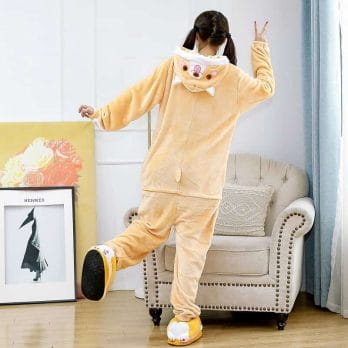 Onesie Kigurumi Tier Onesie Cosplay Pajama Einteiler One Piece Shiba Inu 3